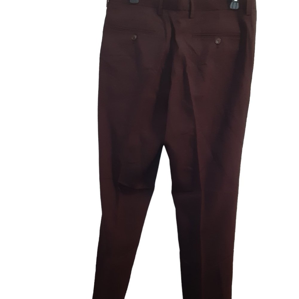 Rich Cocoa Brown Men's 32x33 Dress Slacks/Trousers Amazon's Find Brand - Picture 3 of 13